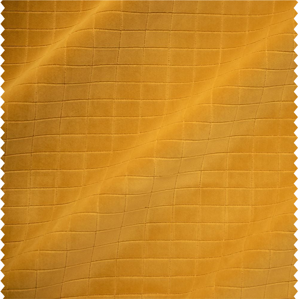 Tissu d'ameublement en velours à carreaux