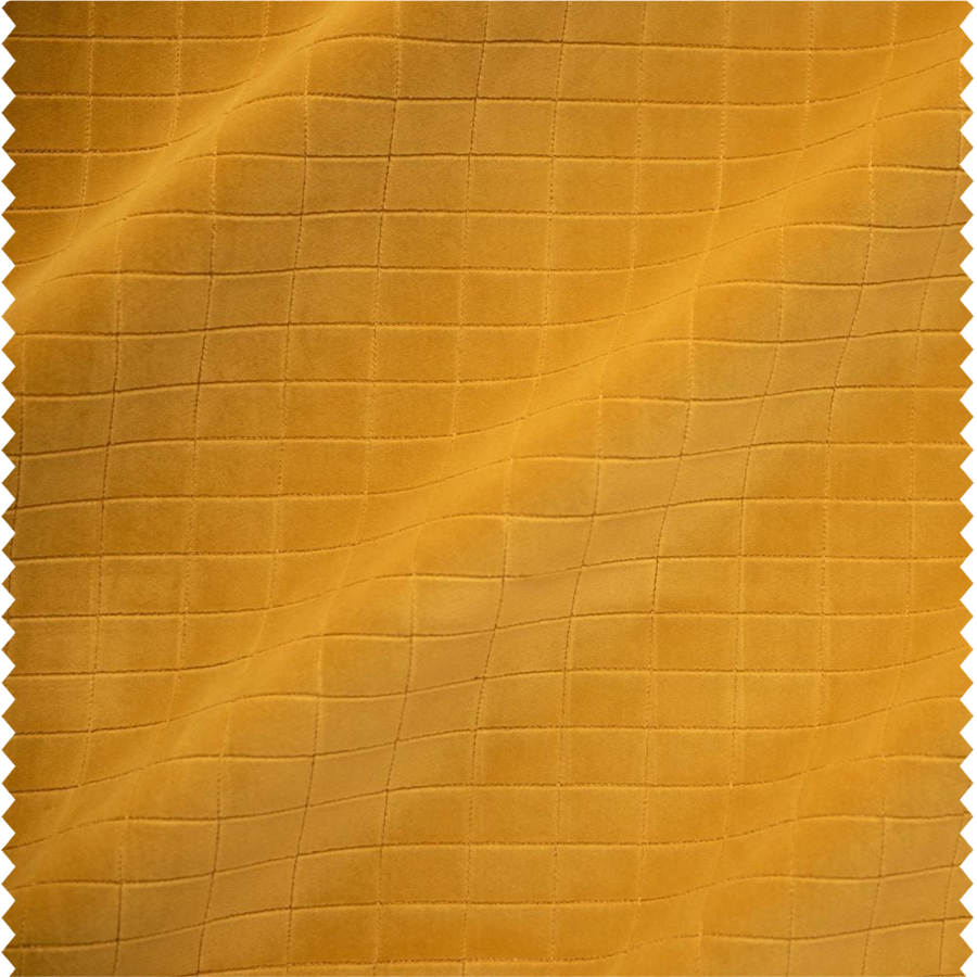 Tissu d'ameublement en velours à carreaux