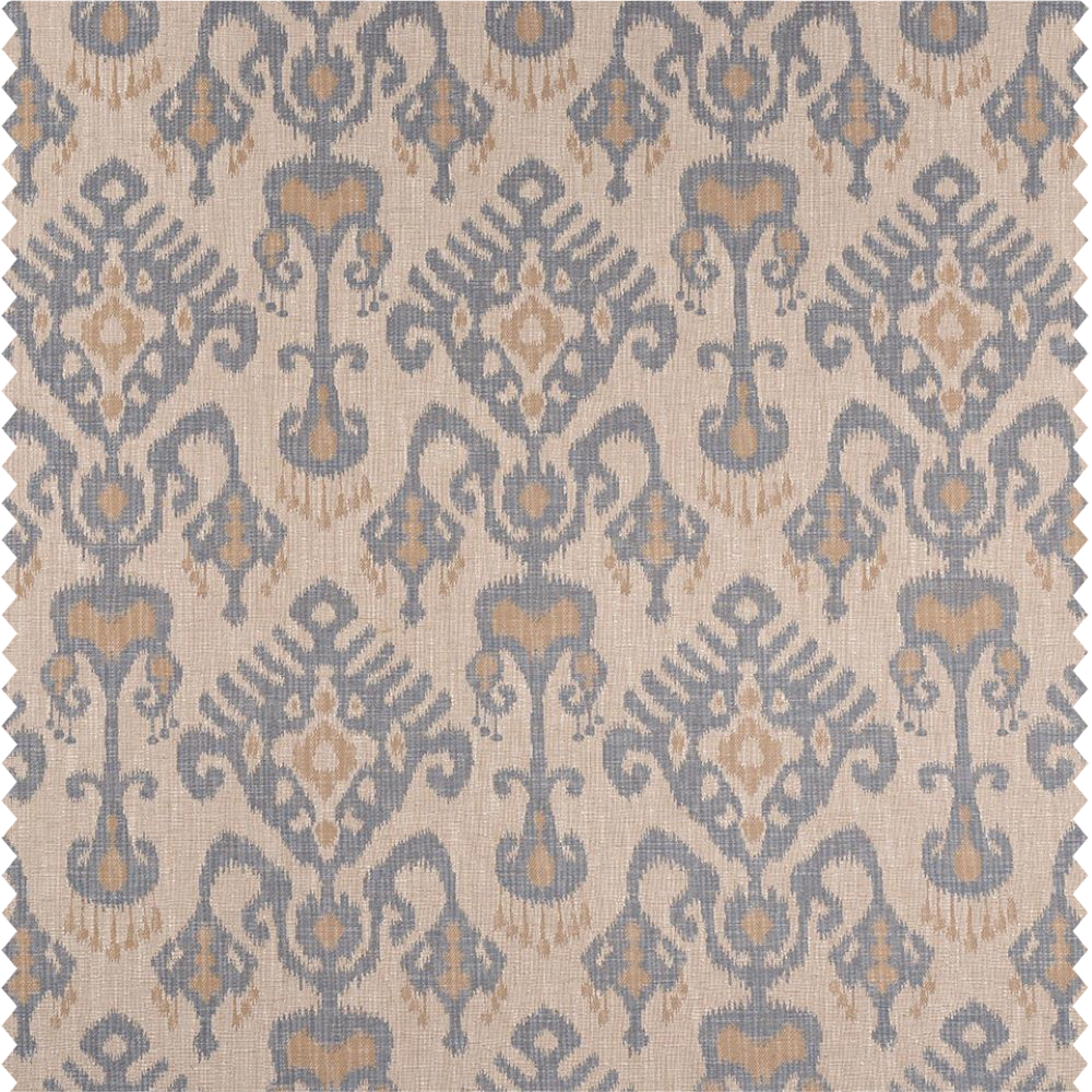 Tissu d'ameublement exclusif coordonné à motifs ethniques