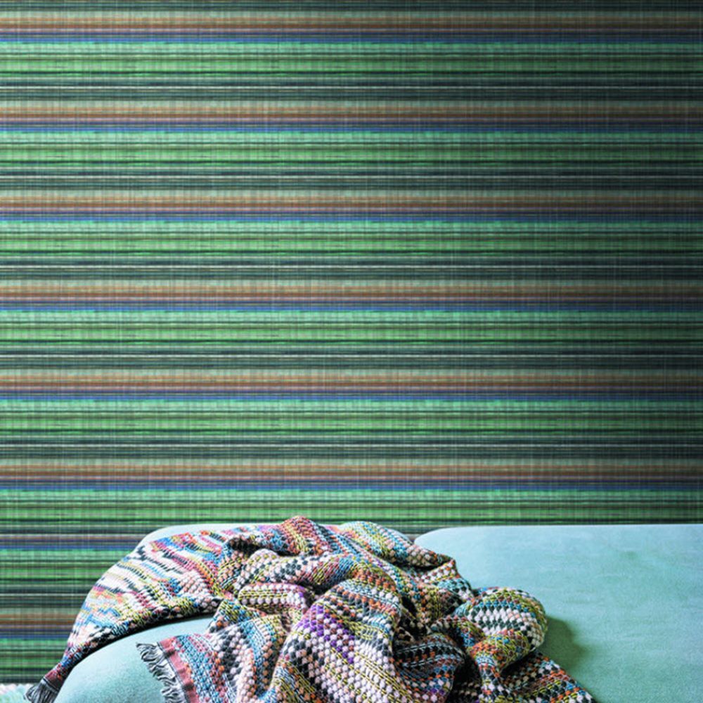 Papier peint panoramique texturé Missoni Home