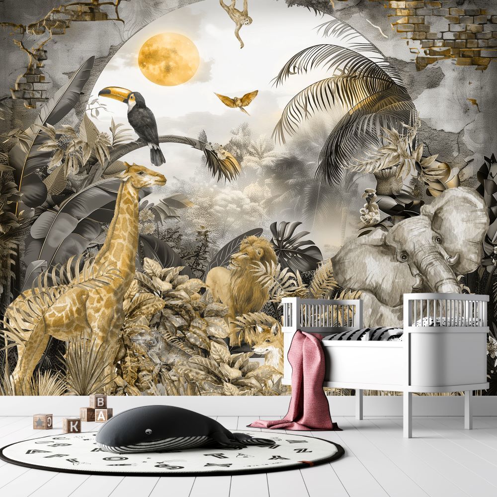 Papier peint animaux exotiques