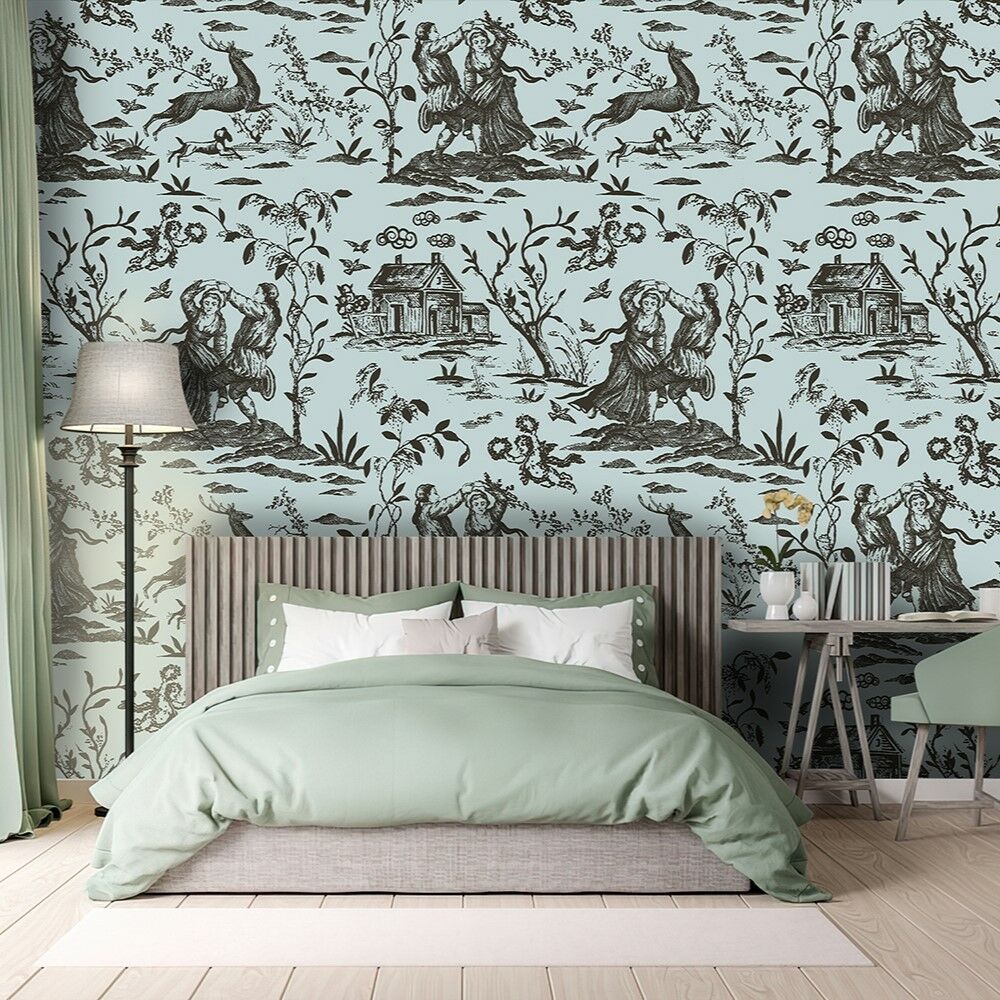 Papier peint Tendaart motif Vintage Toile