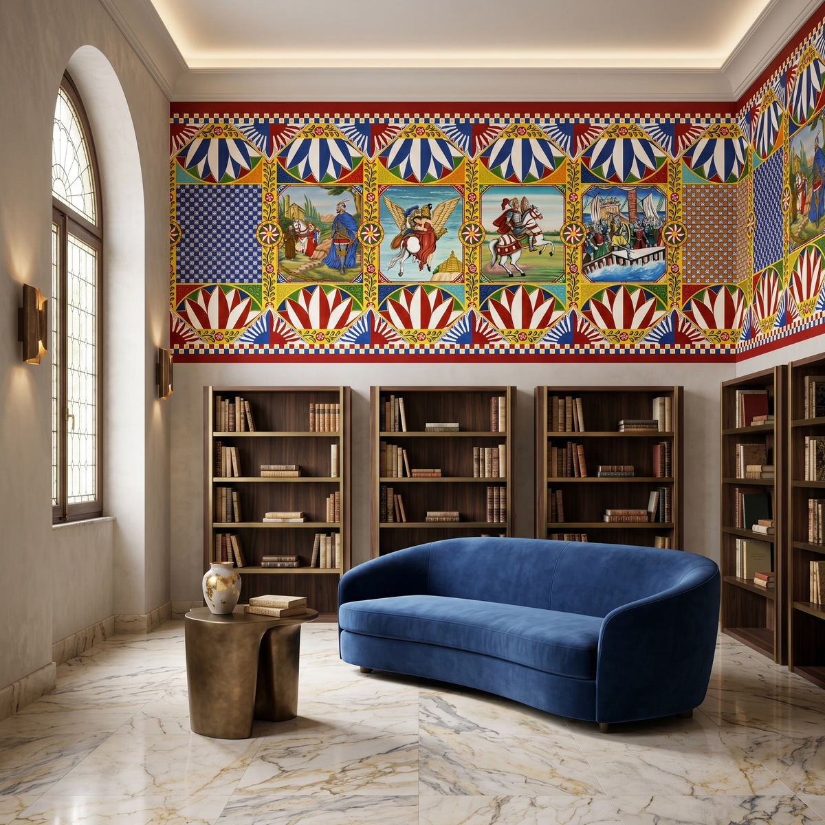 Papier peint panoramique Dolce Gabbana récit historique