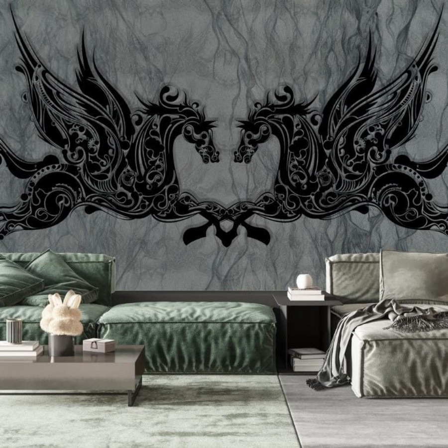 Papier peint chambre de Neveser, série Kül Masalı