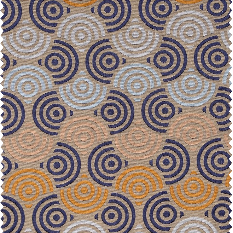 Tissu d'ameublement importé à motifs géométriques