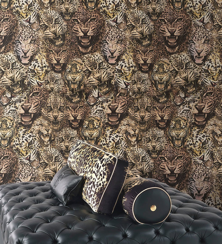 Papier peint panoramique Roberto Cavalli Jaguar