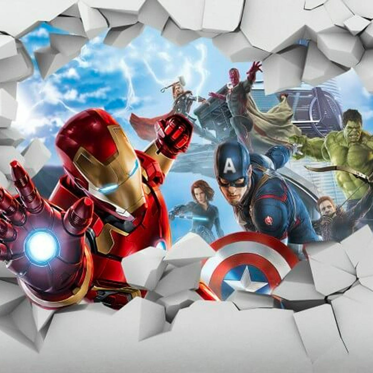 Papier peint Uva héros Avengers III