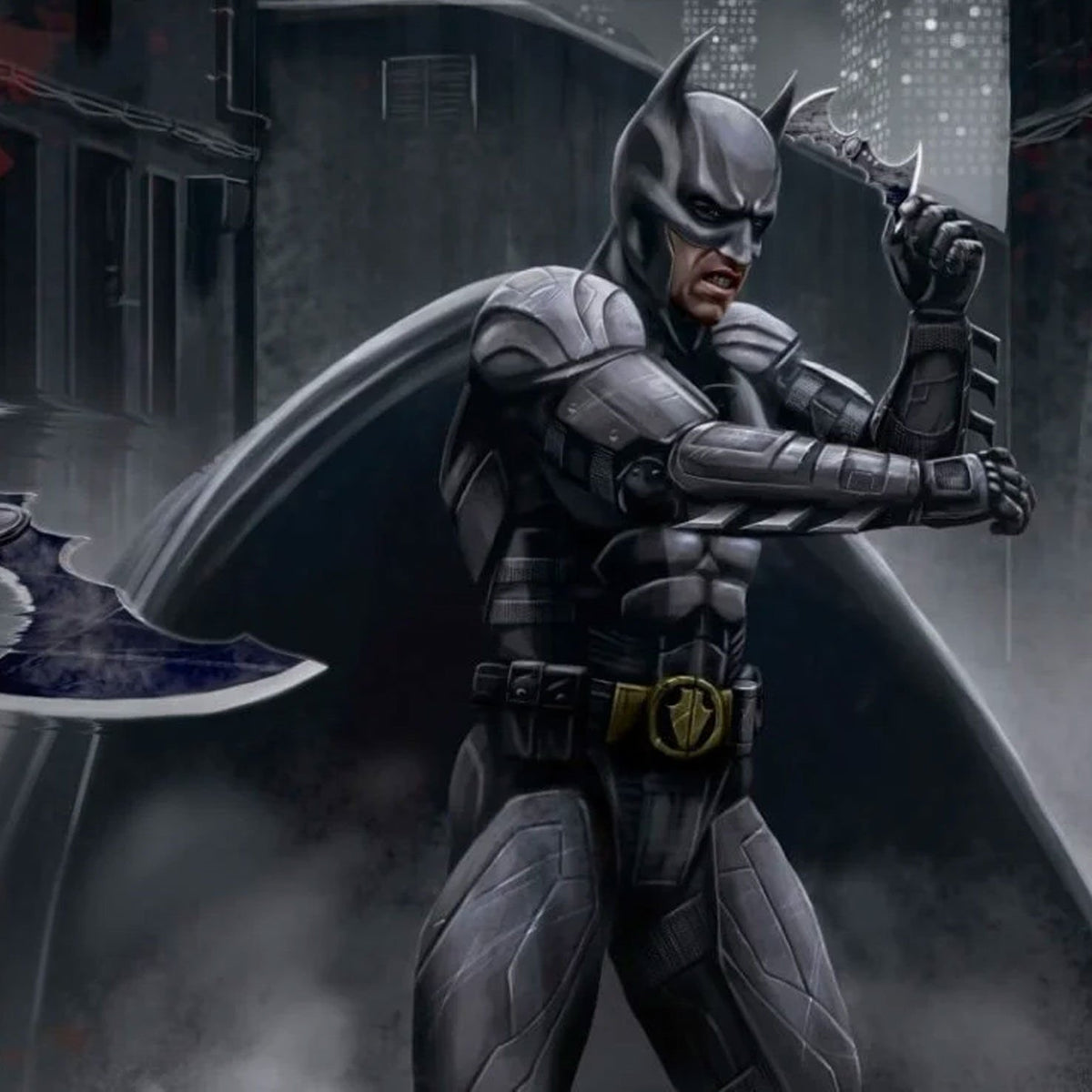 Batman karakterinin yer aldığı çocuk odası duvar kağıdı