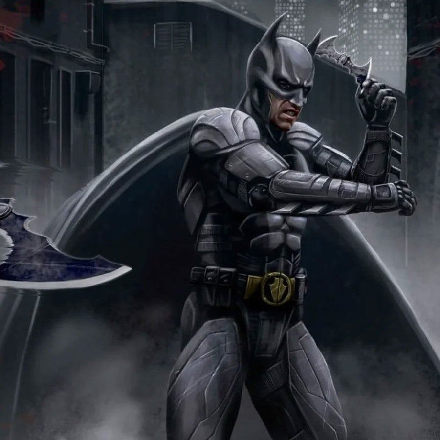 Batman karakterinin yer aldığı çocuk odası duvar kağıdı
