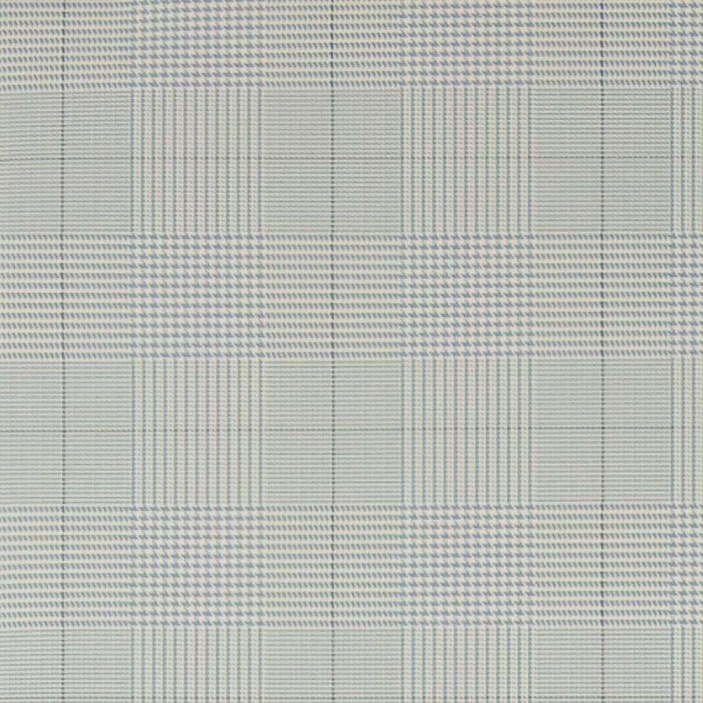 Papier peint vinyle Ralph Lauren écossais lin bleu