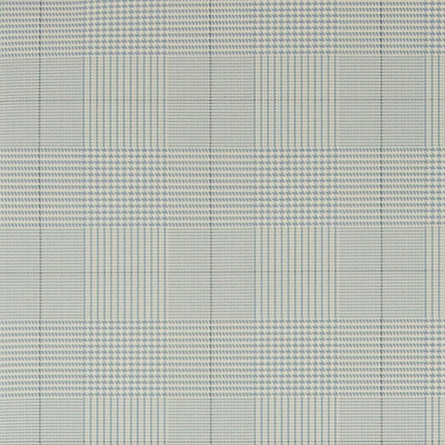 Papier peint vinyle Ralph Lauren écossais lin bleu