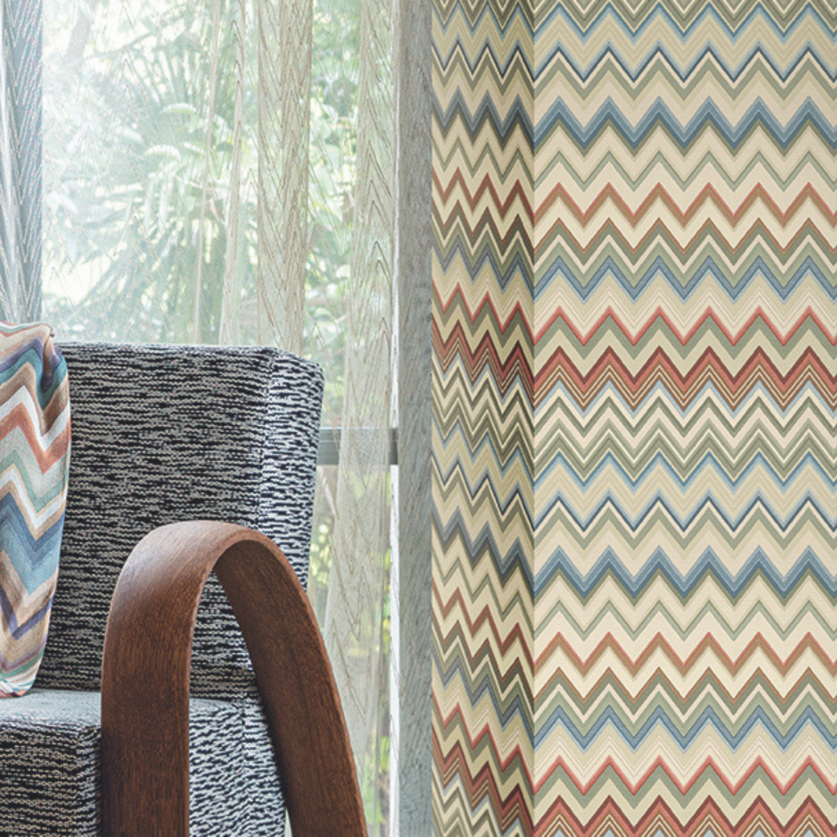 Papier peint collection Missoni 4 Happy Zigzag