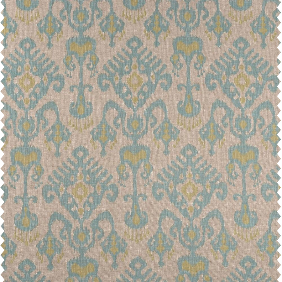 Tissu d'ameublement exclusif coordonné à motifs ethniques