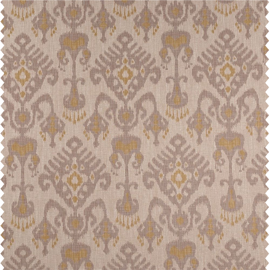 Tissu d'ameublement exclusif coordonné à motifs ethniques