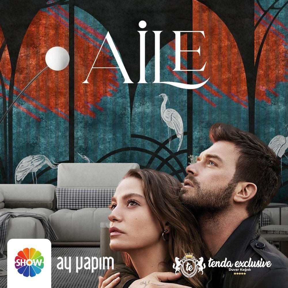 Papier peint maison de Kıvanç Tatlıtuğ, série Aile