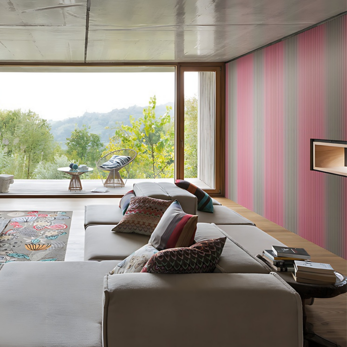 Papier peint collection Missoni 1 Vertical Stripe à rayures