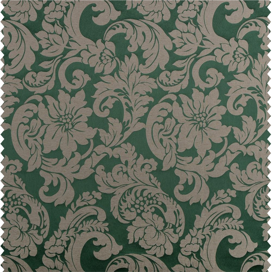 Tissu d'ameublement coordonné motif classique fleuri