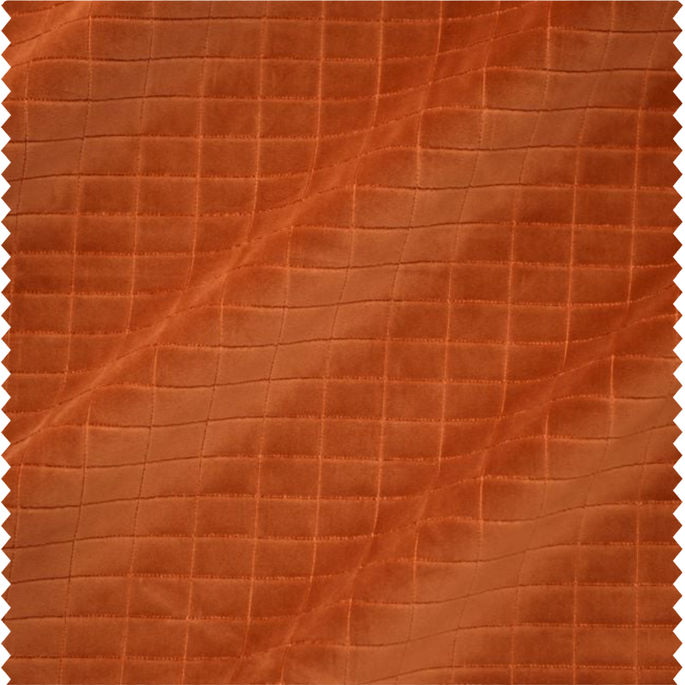 Tissu d'ameublement en velours à carreaux