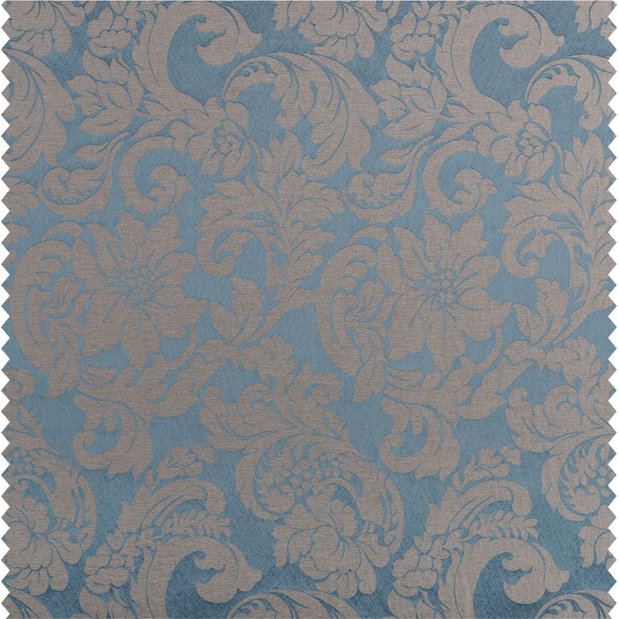 Tissu d'ameublement coordonné motif classique fleuri