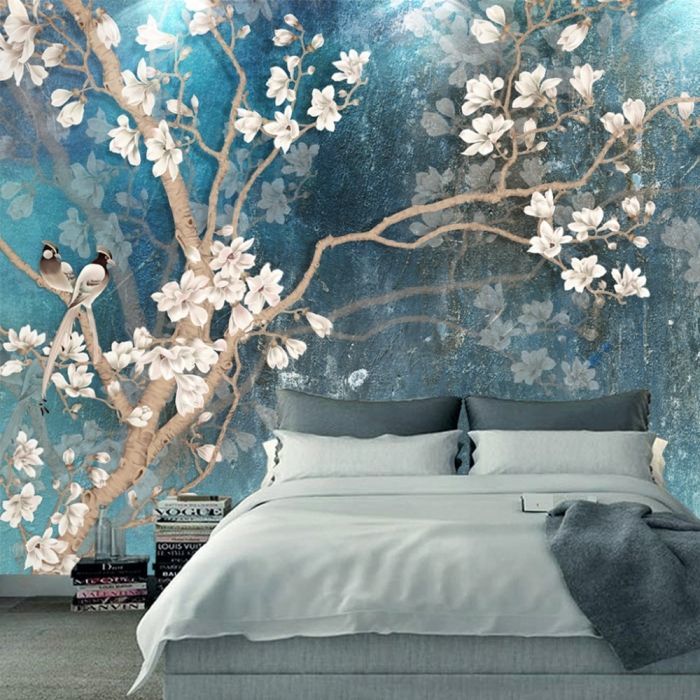 Papier peint Uva collection fleurs exotiques