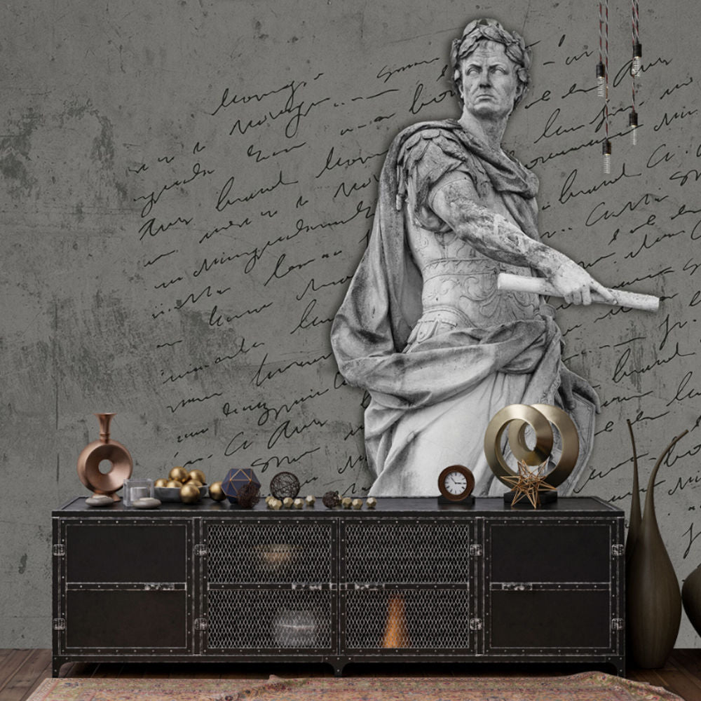 Papier peint statue de David sur le serment d'Hippocrate