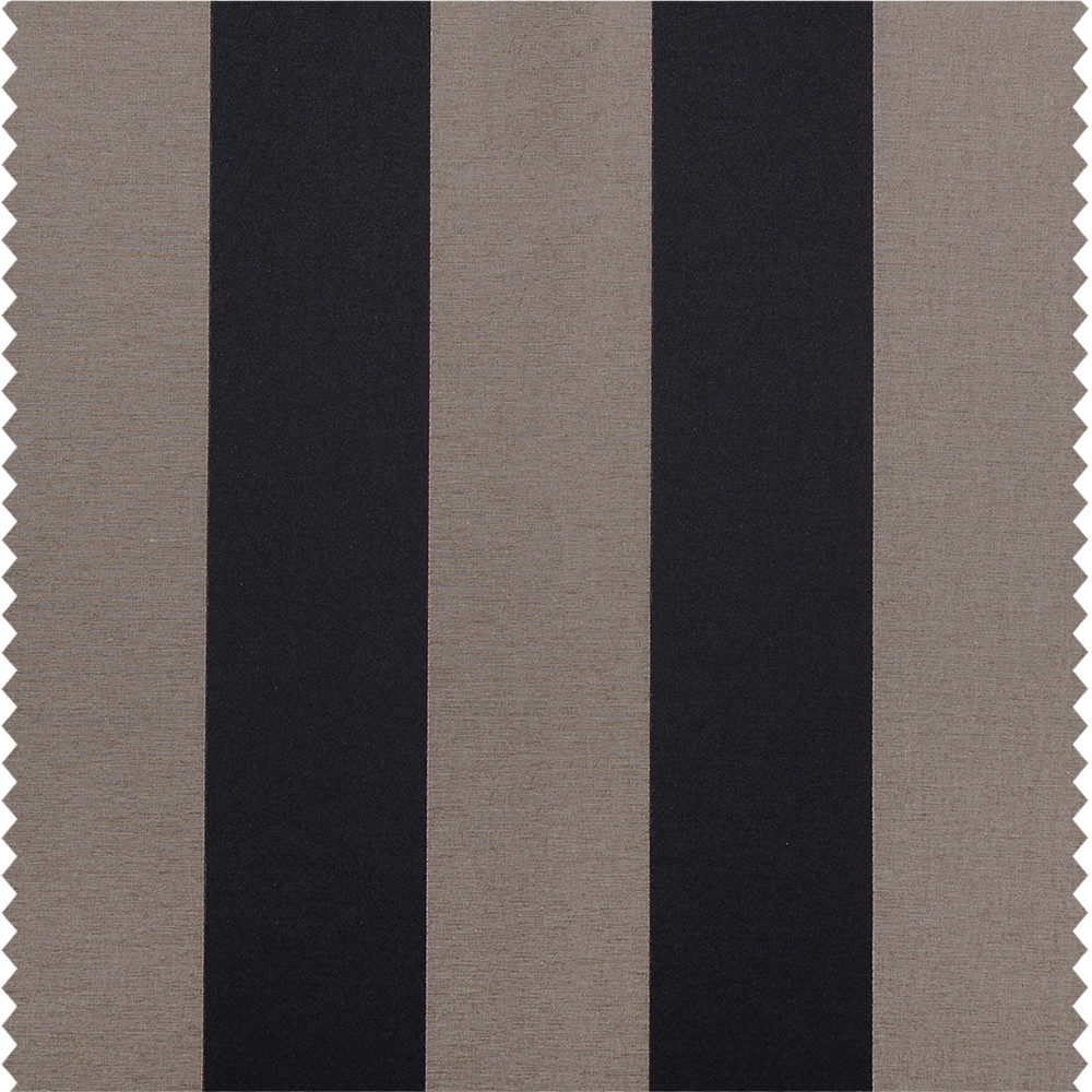 Tissu à rideaux et d'ameublement importé à rayures satinées
