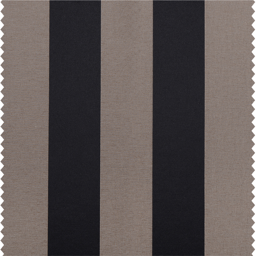 Tissu à rideaux et d'ameublement importé à rayures satinées