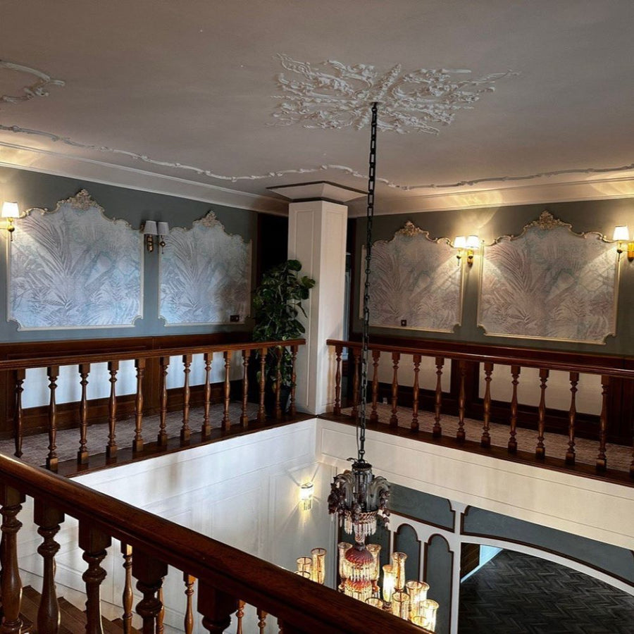 Papier peint couloir de l'étage, série Bahar