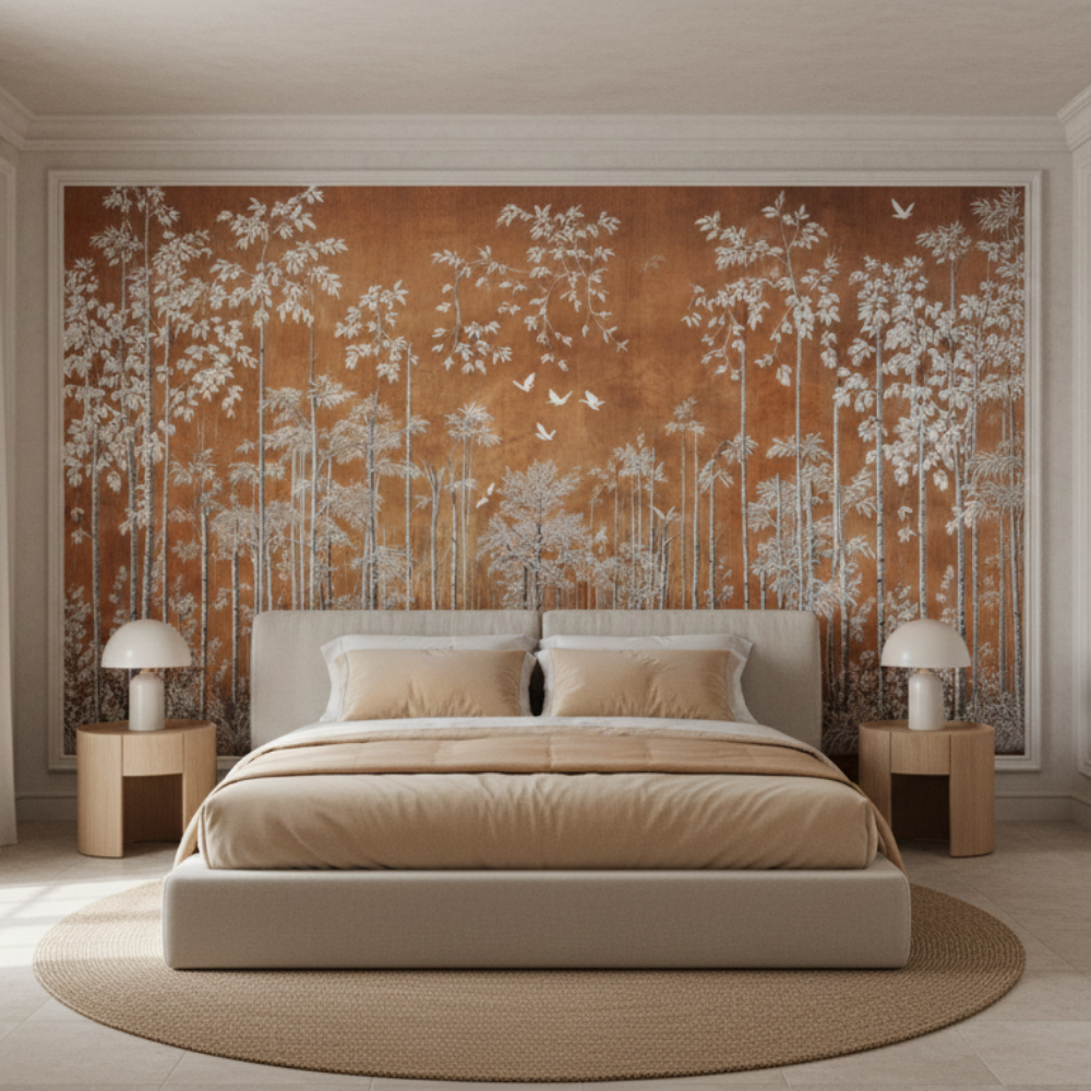 Bambu Desenli Duvar Kağıdı