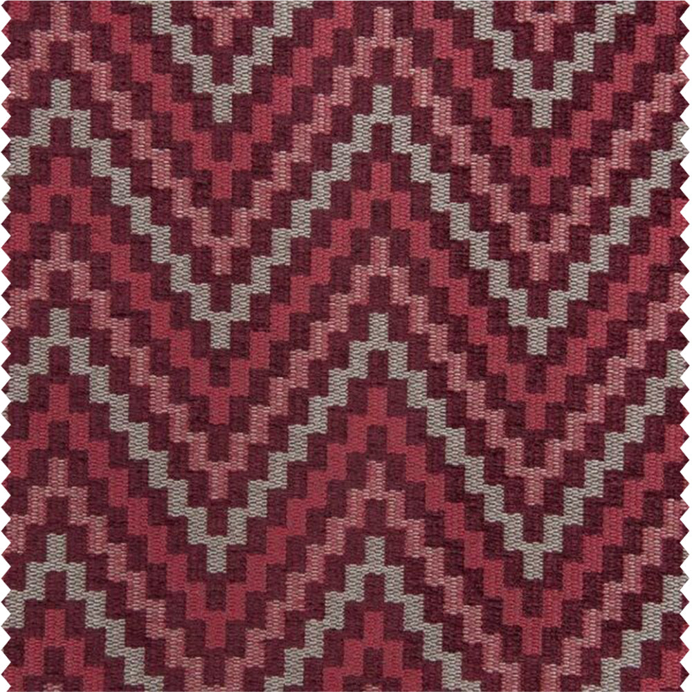 Tissu à rideaux et d'ameublement à motif zigzag