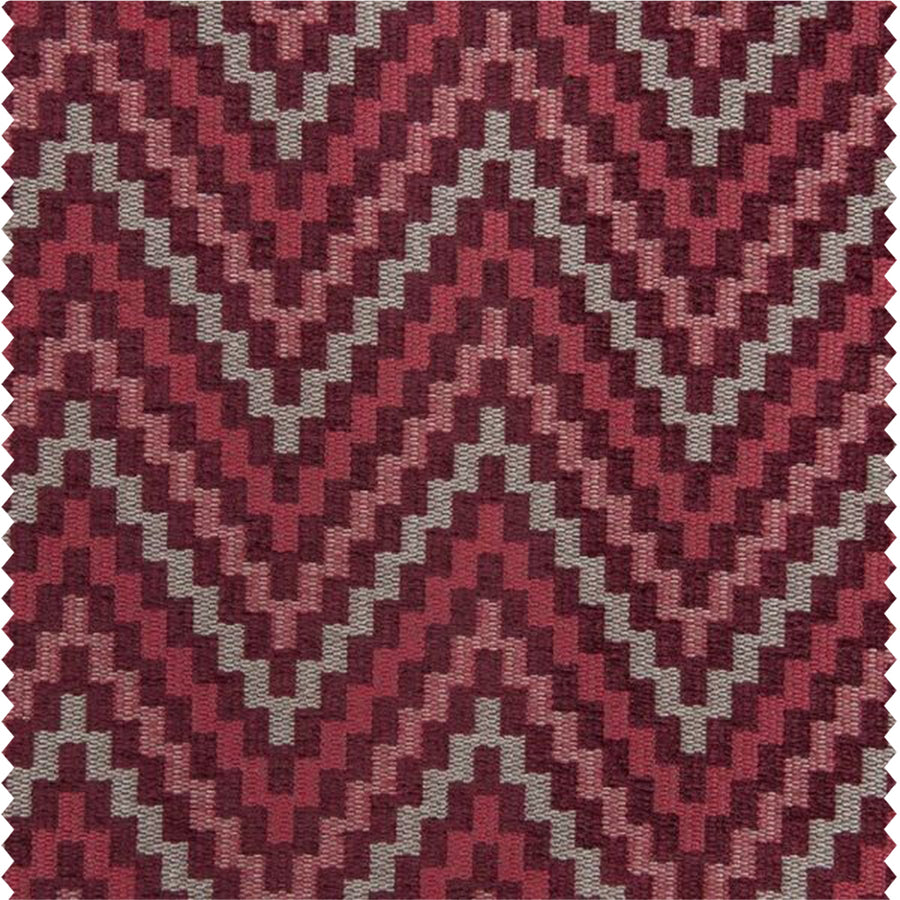 Tissu à rideaux et d'ameublement à motif zigzag