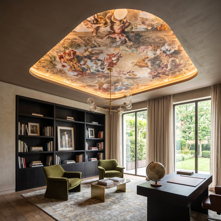 Papier peint de plafond splendeur céleste