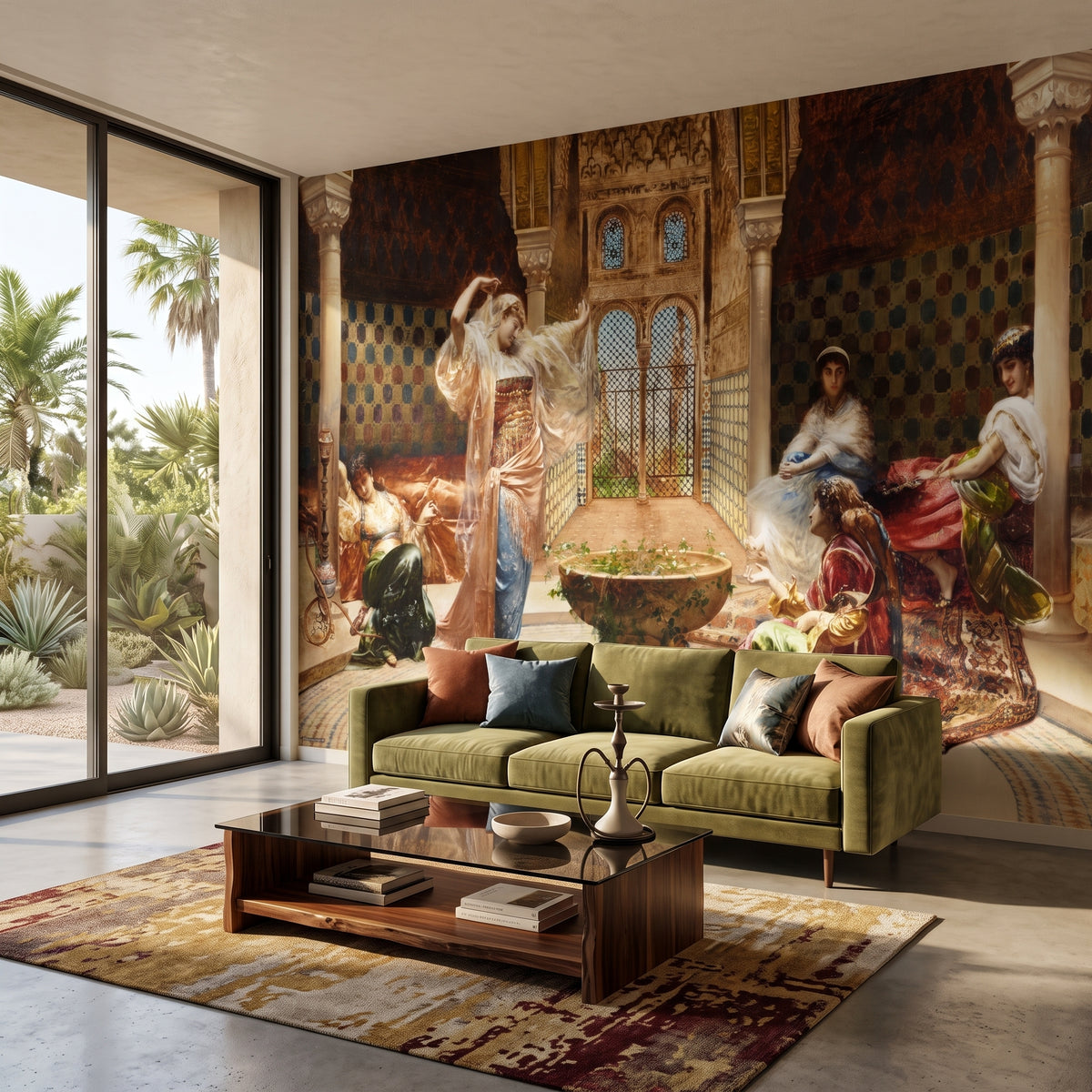 Papier peint palais oriental