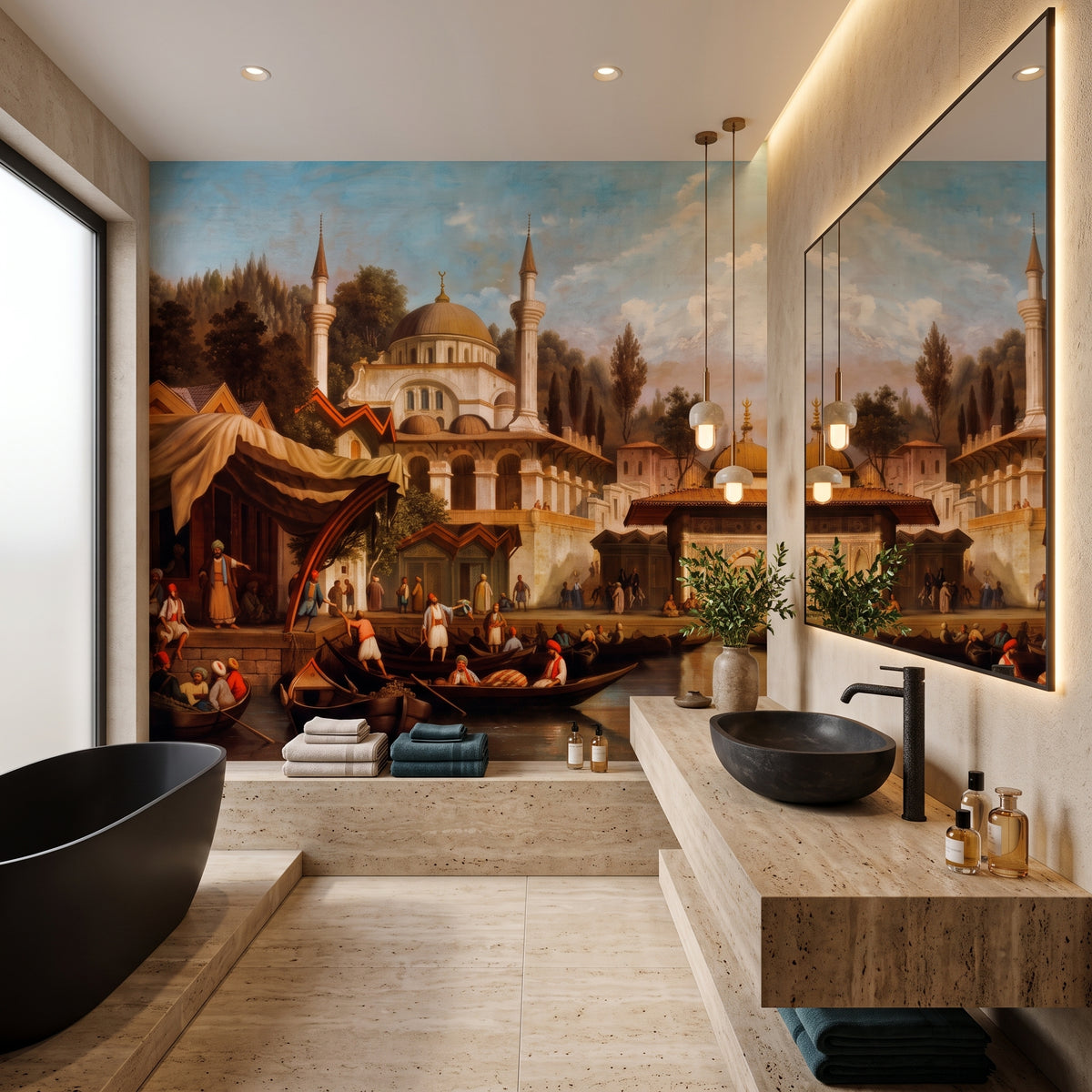 Papier peint vieux İstanbul