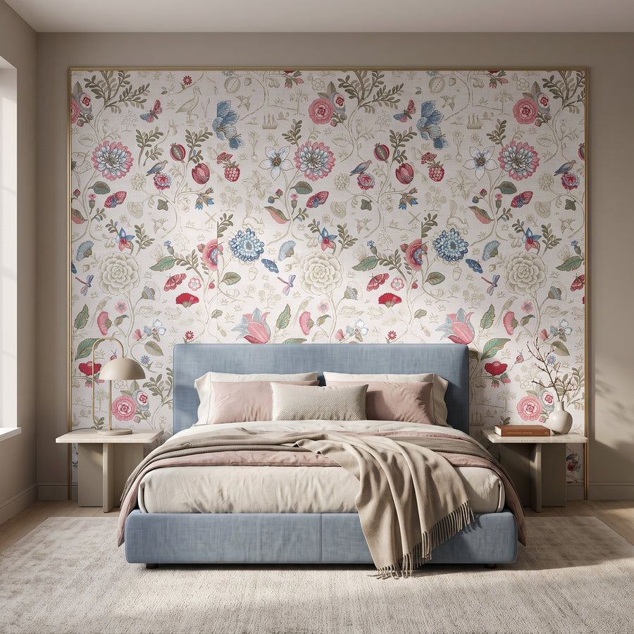 Papier peint Pip Studio Spring to Life blanc