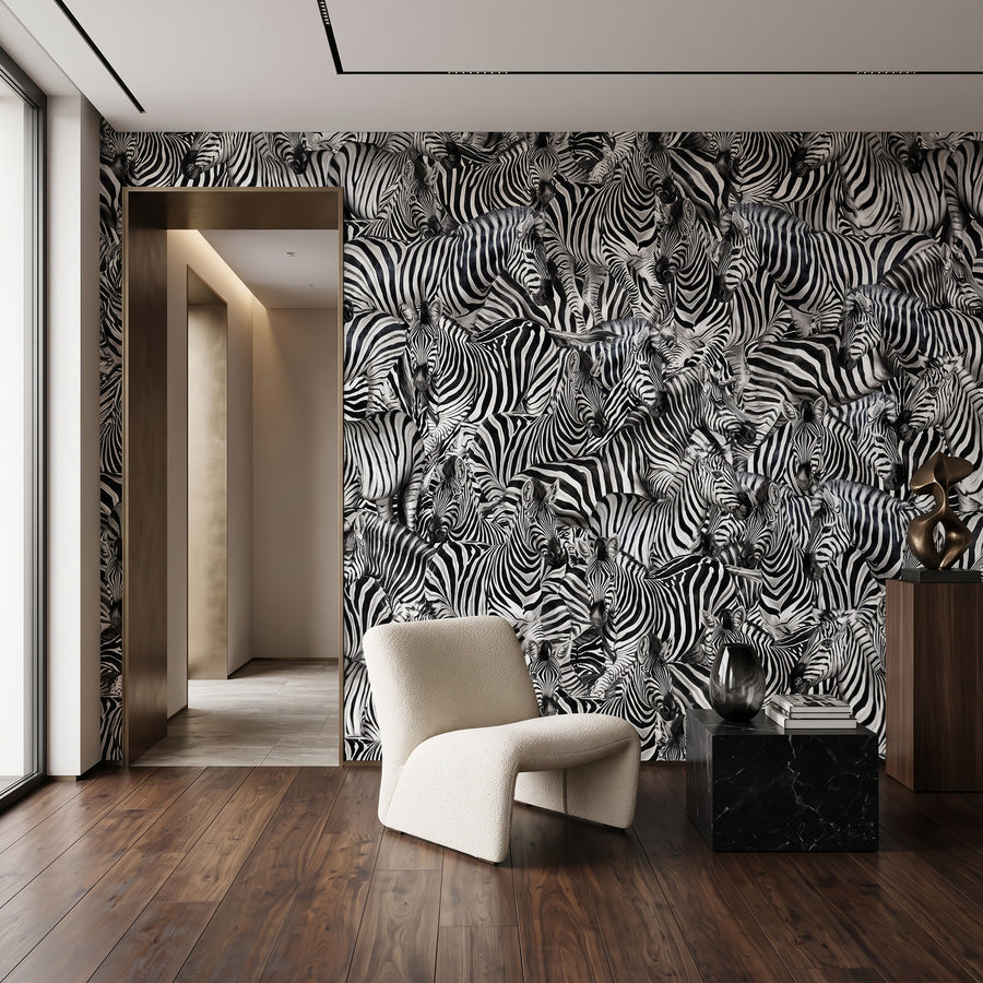 Papier peint panoramique Dolce Gabbana zèbres