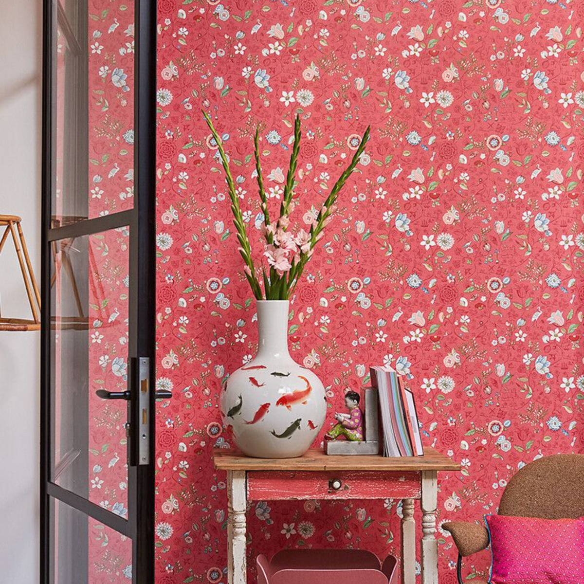 Papier peint Pip Studio Spring to Life rose