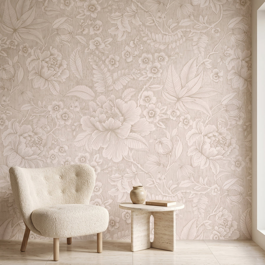 Papier peint Pip Studio Casa Dei Fiori sable