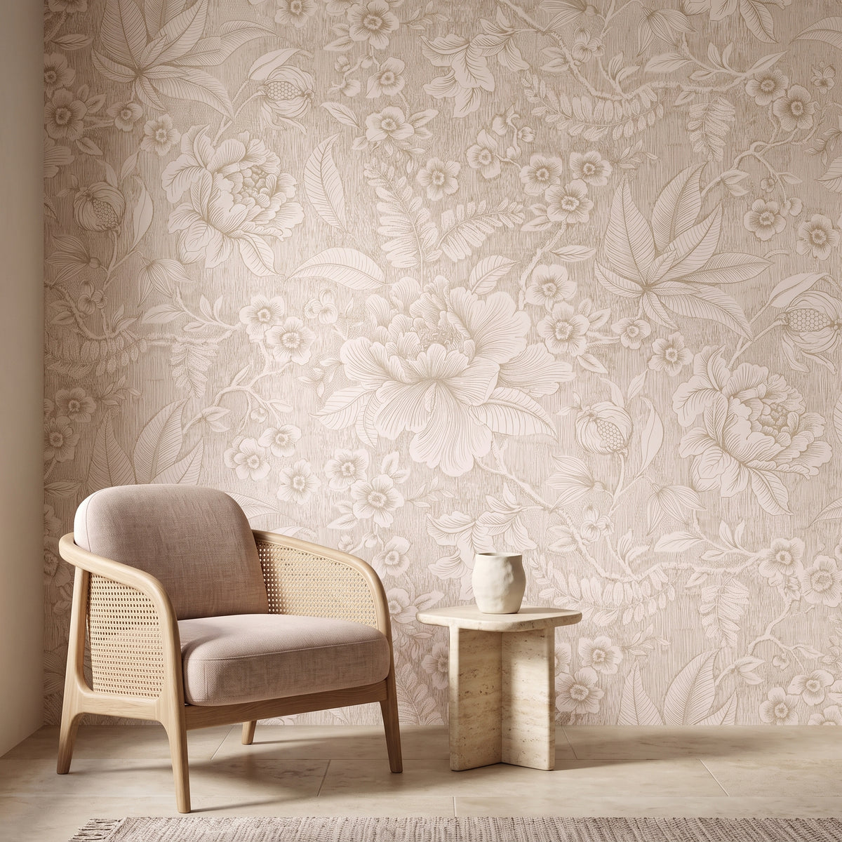 Papier peint Pip Studio Casa Dei Fiori rose