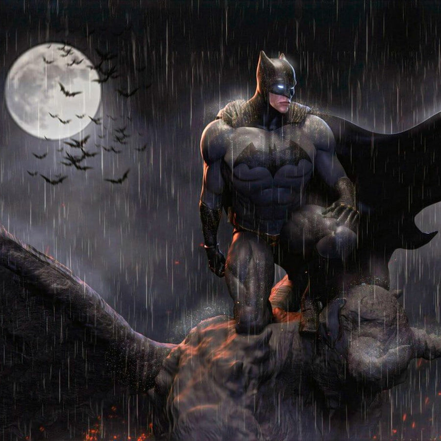Papier peint Batman animé pour chambre d'enfant