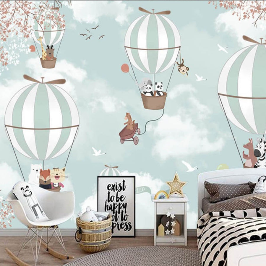 Papier peint enfant Hot Air Balloon
