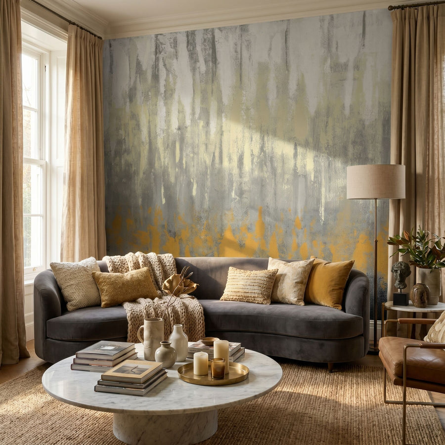 Papier peint Gray Stone patiné