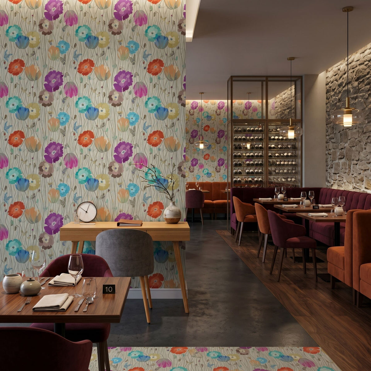 Papier peint collection Missoni Home 2 Poppies
