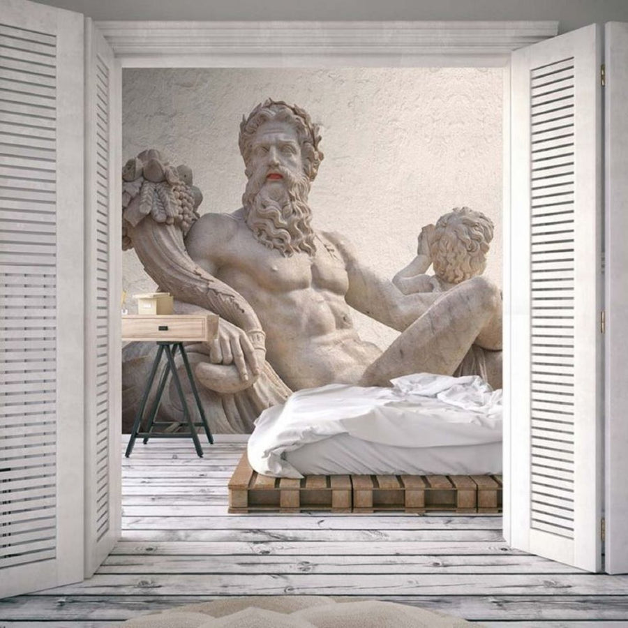 Papier peint Uva Zeus antique et ange de l'amour
