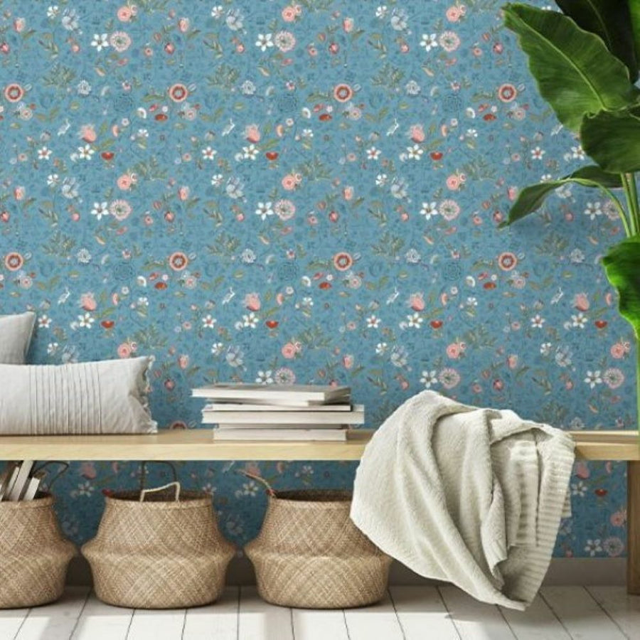 Papier peint Pip Studio La Majorelle bleu