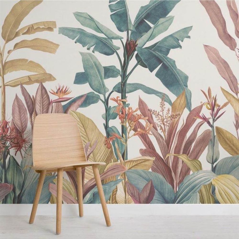 Papier peint Uva plantes tropicales colorées