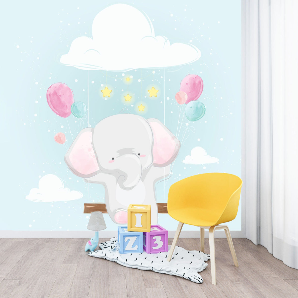 Papier peint Hand Drawn Elephant