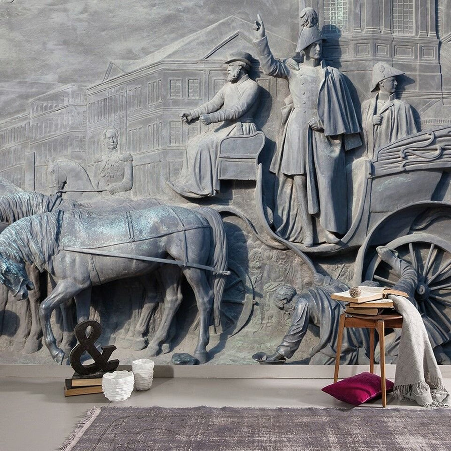 Papier peint Riot roi à cheval