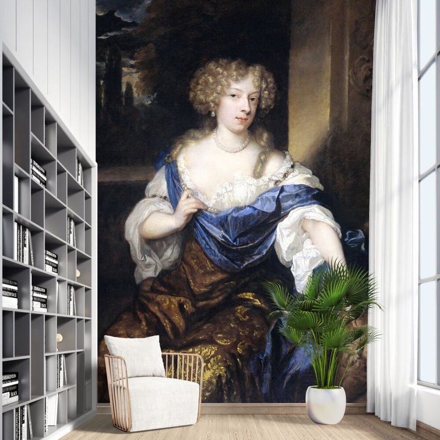 Papier peint panoramique dame anglaise d'autrefois