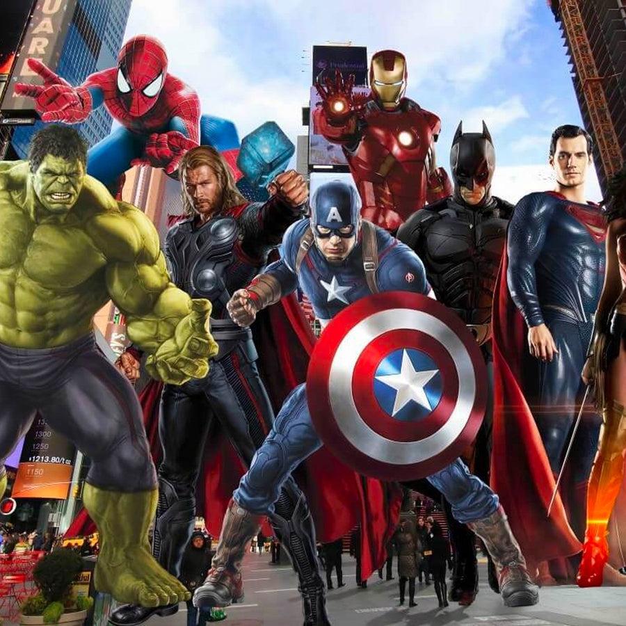 Papier peint Uva Hulk et les héros